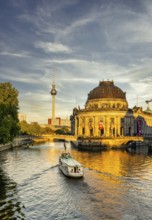 Evening sun at the Bodemuseum, Museum Island, Berlin, Germany