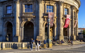 Evening sun at the Bodemuseum, Museum Island, Berlin, Germany