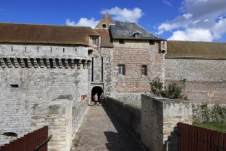 Medieval castle Dieppe, Château de Dieppe, hilltop castle, Alabaster Coast, Côte d'Albatre, Dieppe,
