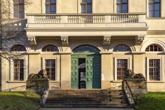 Portal to the Palace Museum in Weimar, Thuringia, Germany