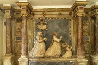 The epitaph for Dorothea Susanne von der Pfalz in the town church of St Peter & Paul or
