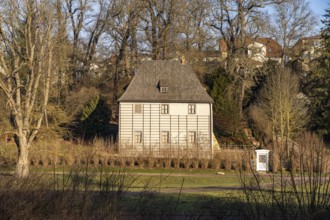 Goethe's garden house in the park on the Ilm in Weimar, Thuringia, Germany