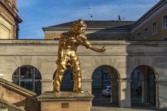 Sculpture Great Spirit by Thomas Schuette at the Museum Neues Weimar in Weimar, Thuringia, Germany