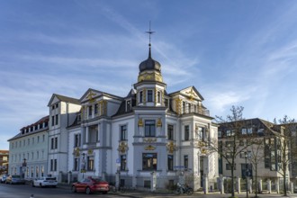 Art Nouveau building in Weimar, Thuringia, Germany