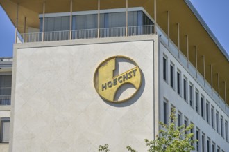 Hoechst-Haus, Logo, Steinplatz, Hardenbergstraße, Charlottenburg, Charlottenburg-Wilmersdorf,