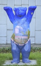 Buddy Bear of the TU, Technical University, Straße des 17. Juni, Charlottenburg,