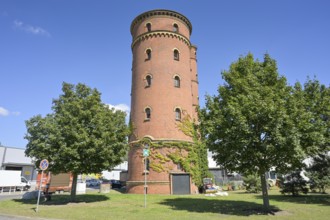 Monument to the former Charlottenburg gasworks reservoir tower, Gaußstraße, Charlottenburg,