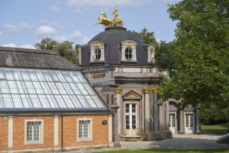 New Palace, Temple of the Sun, Hermitage, Bayreuth, Upper Franconia, Franconia, Bavaria, Germany