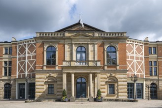 Festival Theatre, Festival Hill, on the Green Hill, Bayreuth, Upper Franconia, Franconia, Bavaria,