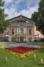 Festspielhaus, The Patron, installation by Ottmar Hörl, Festspielhügel, on the Green Hill,