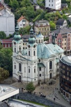 St Mary Magdalene Church in Baroque architecture, old town, spa, healing spring, health, mineral,