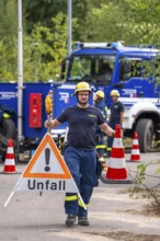 Rescue and recovery of people after a drone attack on residential buildings in a civil defence
