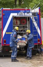 Rescue and recovery of people after a drone attack on residential buildings in a civil defence