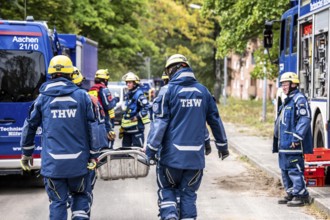 Rescue and recovery of people after a drone attack on residential buildings in a civil defence