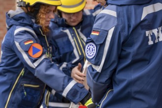 Rescue and recovery of people after a drone attack on residential buildings in a civil defence