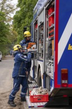 Rescue and recovery of people after a drone attack on residential buildings in a civil defence