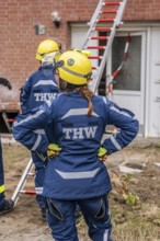 Rescue and recovery of people after a drone attack on residential buildings in a civil defence