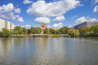 Angel basin in Berlin, Germany