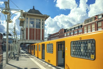 Warschauer Straße underground station in Berlin, Germany