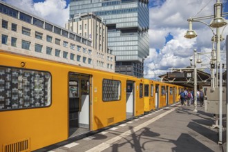 Warschauer Straße underground station in Berlin, Germany