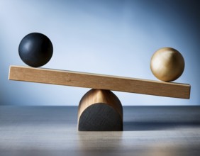 Artistic arrangement balance, illustrating equilibrium, imbalance, and relationships. The image