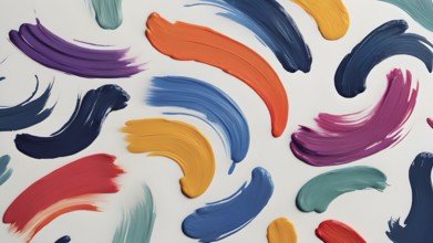 Artistic brushes. hand drawn brush strokes and stains. brush stroke isolated. Brush stroke