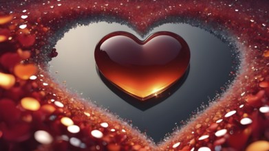 Heart shape for Love concept, Valentine's Day concepts. love symbol, concept for Valentine's Day,