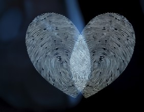 Valentines day background banner - abstract panorama background with hearts - concept love, AI