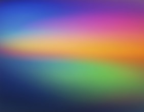 A bright and vivid gradient mesh design with smooth transitions between colors, evoking feelings of