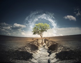 Life Concept. Existence survival being consciousness. Growth of new life, AI generated