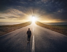 Life Concept. Existence survival being consciousness. Growth of new life, AI generated
