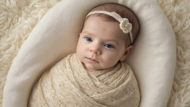 Childhood and baby care concept. AI generated image, ai