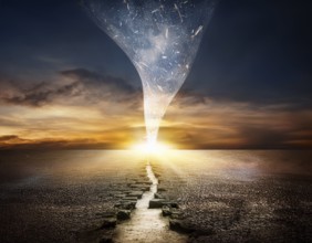 Art of Allah's, God's act of creation:, call forth, command into being, speak into existence,