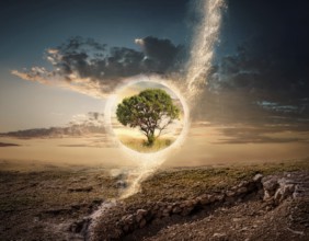 Life Concept. Existence survival being consciousness. Growth of new life, AI generated