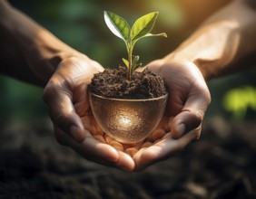 Life Concept. Existence survival being consciousness. Growth of new life, AI generated