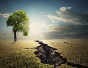Life Concept. Existence survival being consciousness. Growth of new life, AI generated