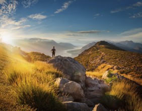 Poisitvie energy and improves her mental health from nature. inviting you to relax, AI generated