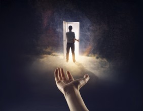 Surreal abstract conceptof death, AI generated