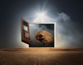 Art of Allah's, God's act of creation:, call forth, command into being, speak into existence,