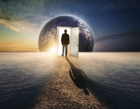 Life Concept. Existence survival being consciousness. Growth of new life, AI generated