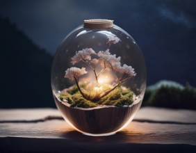 Life Concept. Existence survival being consciousness. Growth of new life, AI generated