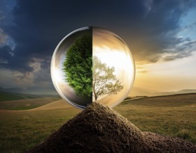 Life Concept. Existence survival being consciousness. Growth of new life, AI generated