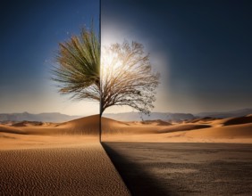 Life Concept. Existence survival being consciousness. Growth of new life, AI generated