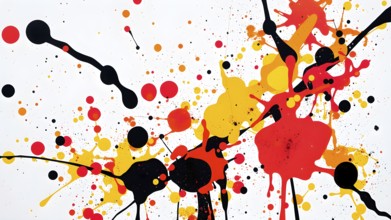 Abstract modern dynamic colors background, AI generated