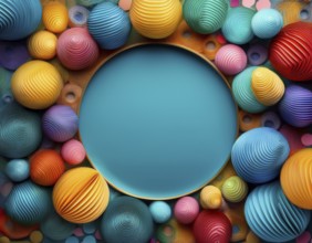 Abstract colorful background. with colorful elements, AI generated