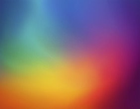 A bright and vivid gradient mesh design with smooth transitions between colors, evoking feelings of