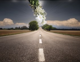 Life Concept. Existence survival being consciousness. Growth of new life, AI generated