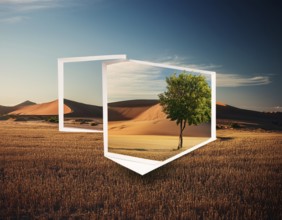 Life Concept. Existence survival being consciousness. Growth of new life, AI generated