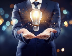 Light bulb idea concept with innovation iconcept of new ideas with innovative technology and