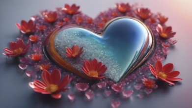 Heart shape for Love concept, Valentine's Day concepts. love symbol, concept for Valentine's Day,